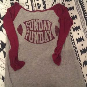 Sunday funday football shirt